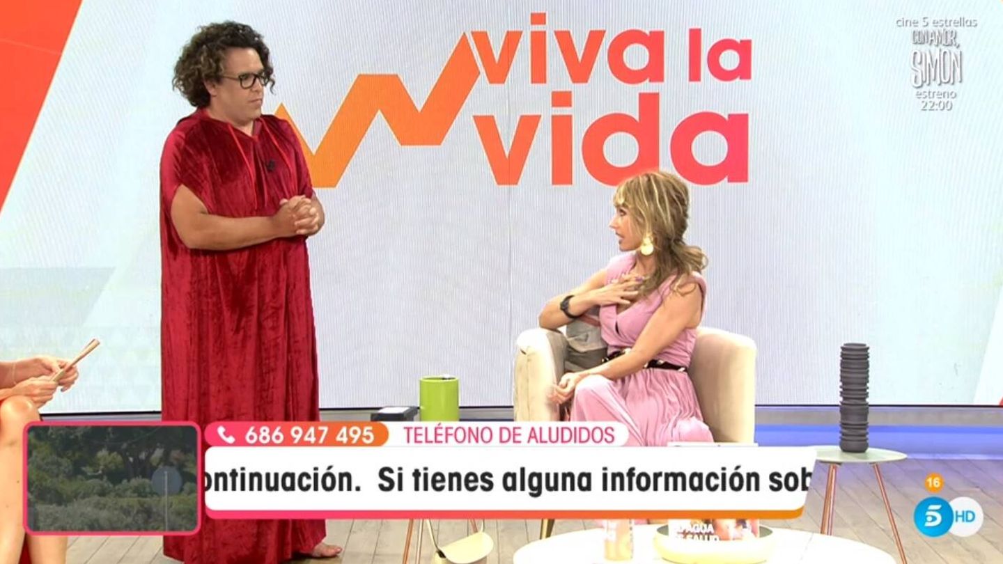 Torito y Emma García. (Telecinco).
