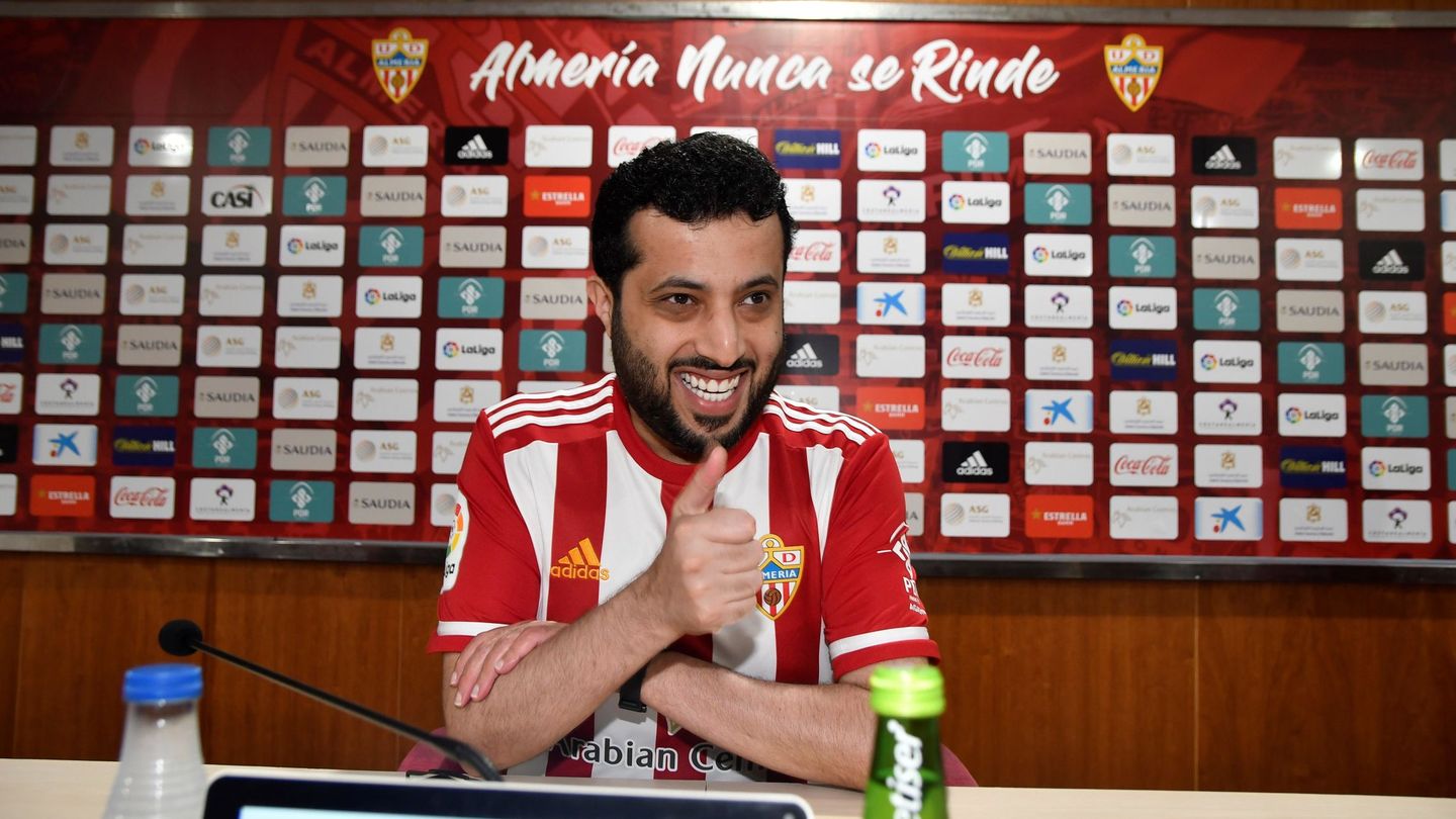 El empresario saudí Turki Al-Sheikh ha conseguido devolver a la UD Almería a Primera División. (Foto: EFE)