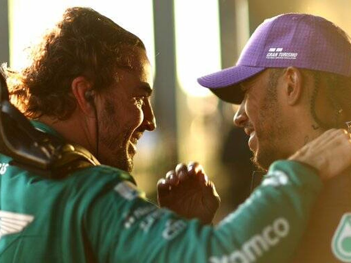 Foto: Alonso y Hamilton, tras su duelo en el Gran Premio de Australia (Formula 1)