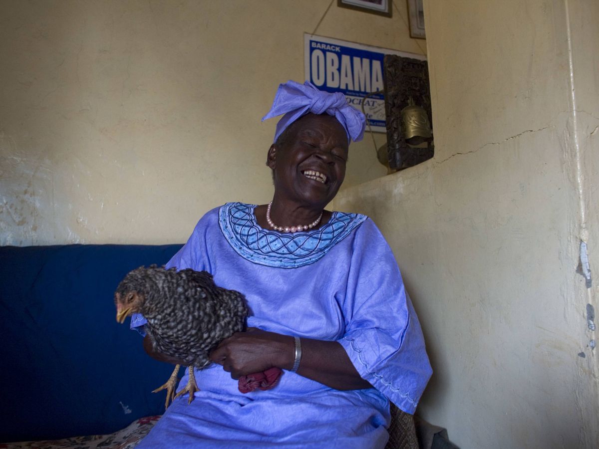 Foto: La abuela de Barack Obama, en una imagen de archivo. (Getty)