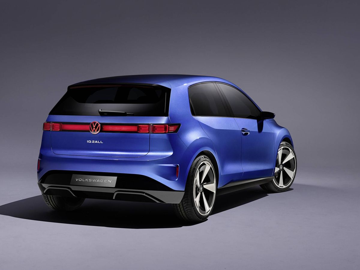 Foto: El ID. 2all ya tiene las dimensiones del coche del 2025: 4,05 metros. (Volkswagen)