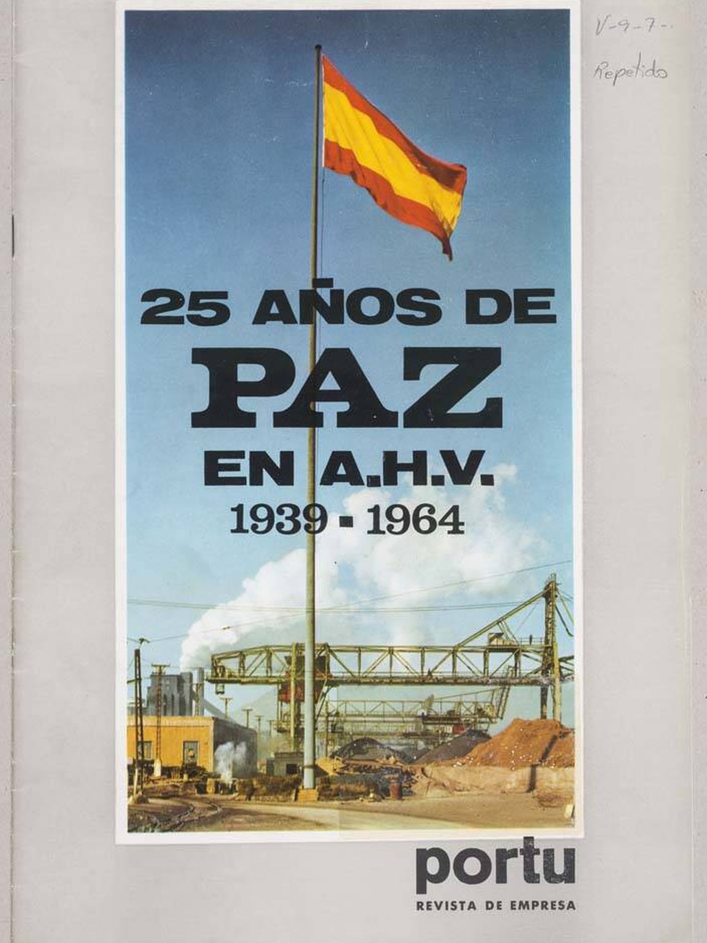 Sello conmemorativo de los 25 años de paz de la dictadura.