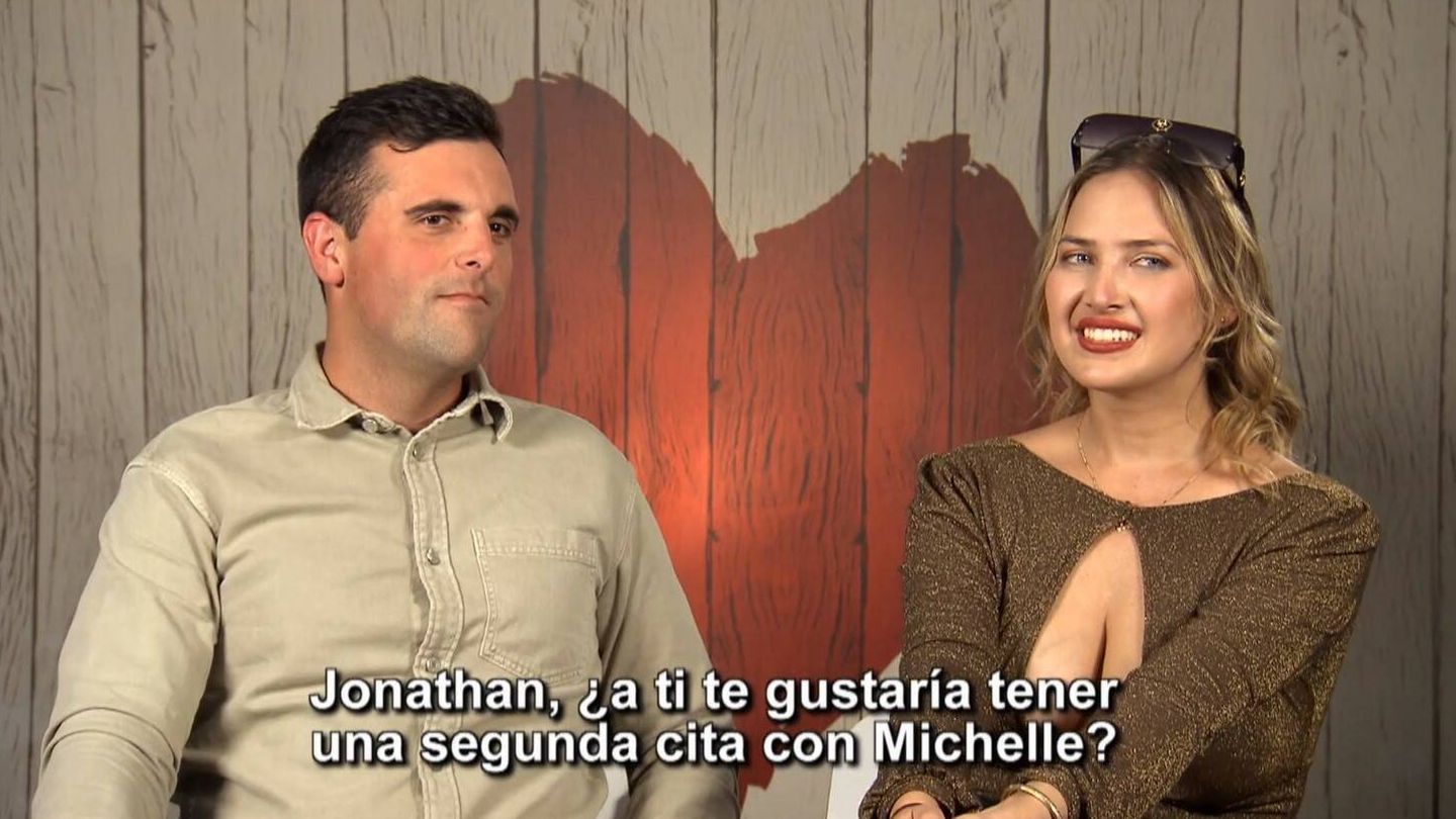 Jonathan y Michelle, concursantes de 'First Dates'. (Mediaset España)