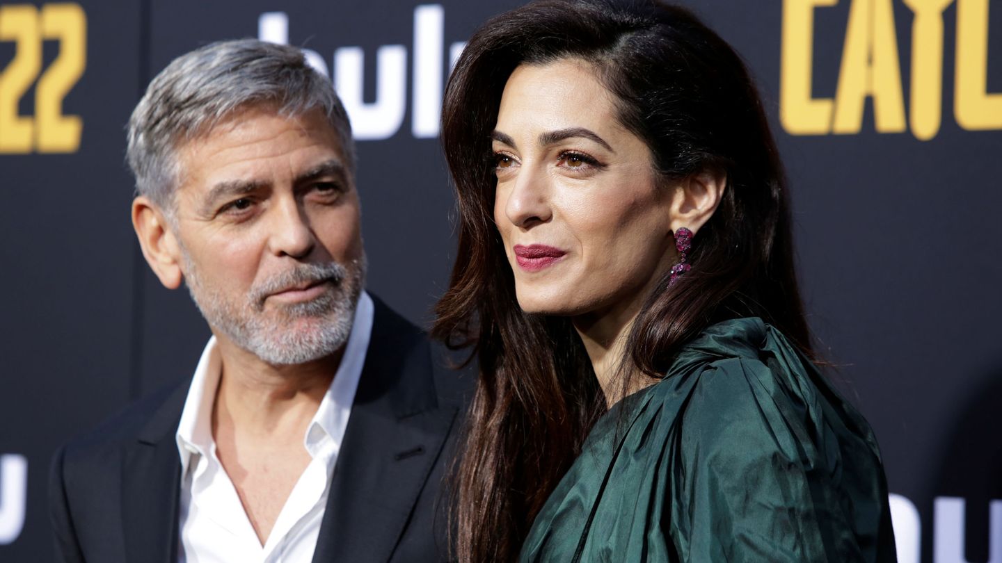 George y Amal Clooney, en una imagen de archivo. (Reuters)