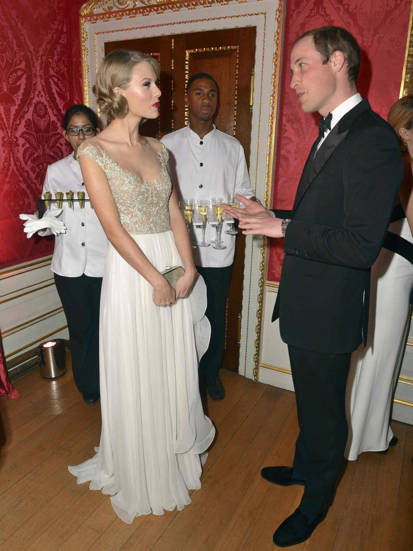El príncipe Guillermo y Taylor Swift, en 2013. (Reuters/Pool/Dominic Lipinski)