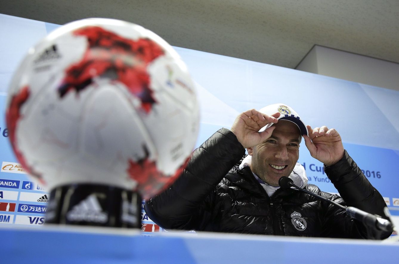 Zidane busca su tercer título como entrenador del Madrid. (Kiyoshi Ota/EFE/EPA)