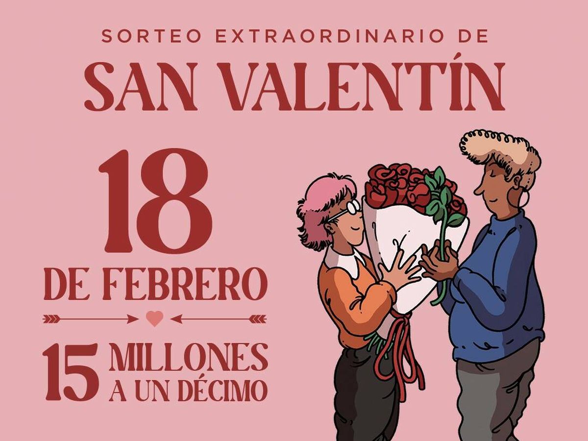 Foto: Sorteo Extraordinario San Valentin de Sorteos y Apuestas del Estado. (SELAE)