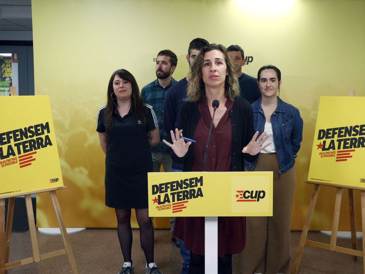 Foto: La candidata de la CUP, Laia Estrada. (EFE/Quique García)