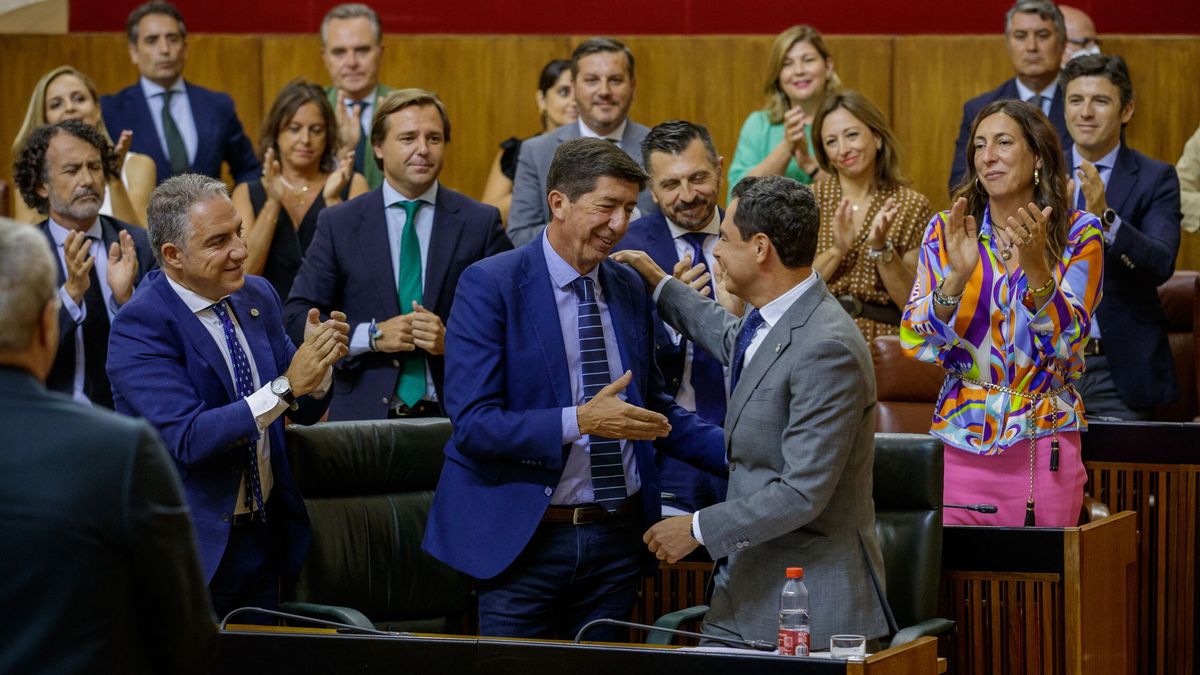 Moreno recupera a Juan Marín y culmina la integración de Cs en el Gobierno andaluz