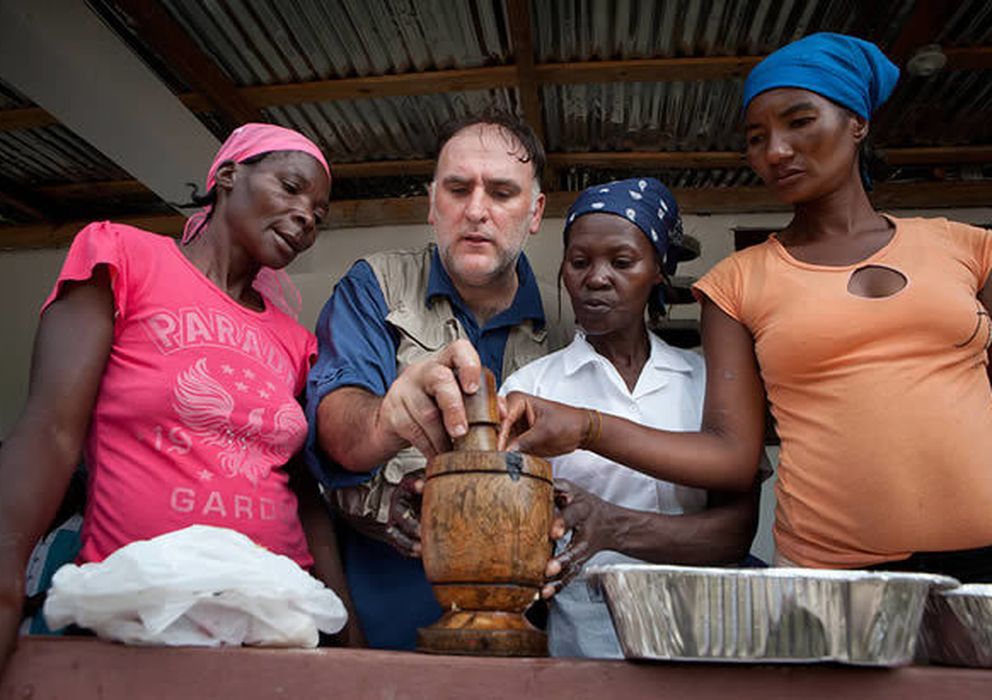 Foto: José Andrés decidió arrancar con su proyecto internacional por Haití. (World Central Kitchen)