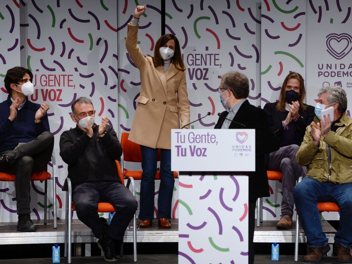 Foto: Ione Belarra, secretaria general de Podemos, en un acto del partido del pasado 15 de enero. (EFE)