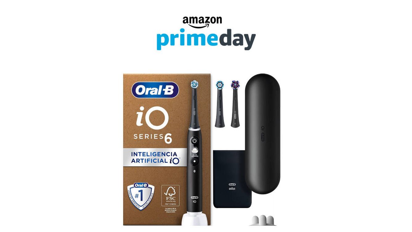 Cepillo de dientes eléctrico Oral-B con un descuento del 35% en Prime Day de Amazon