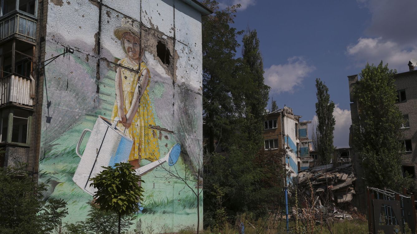 Foto: Vista de la ciudad de Avdiivka, en al región de Donetsk (Ucrania). (EFE/Alex Babenko)