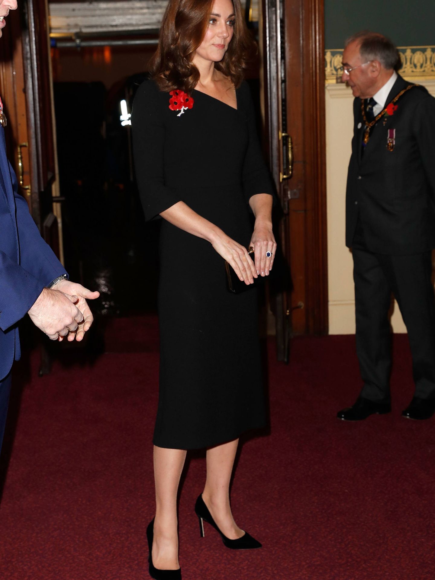 Kate Middleton, muy elegante. (Getty)