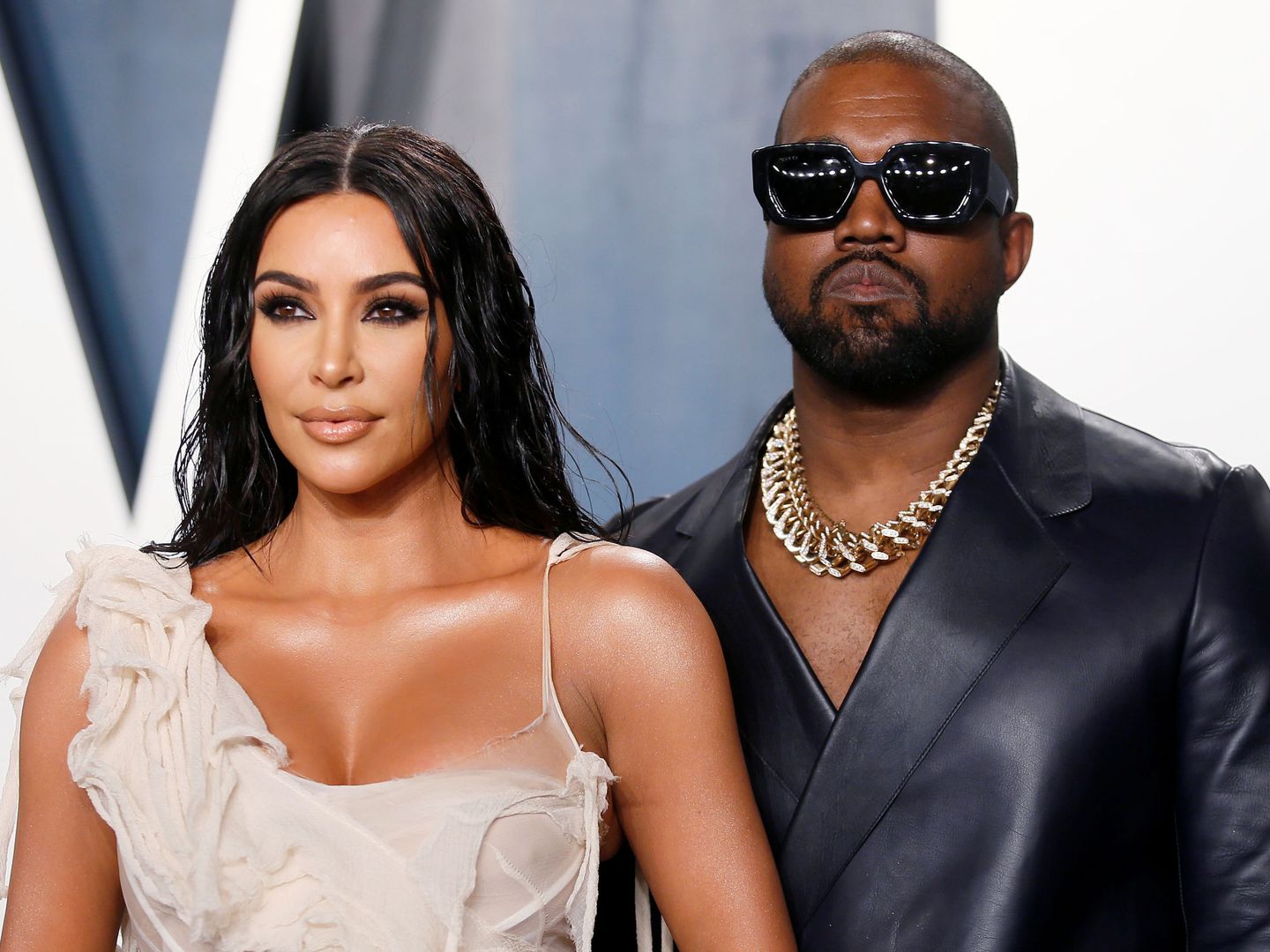 Kim Kardashian y Kanye West. (Reuters)