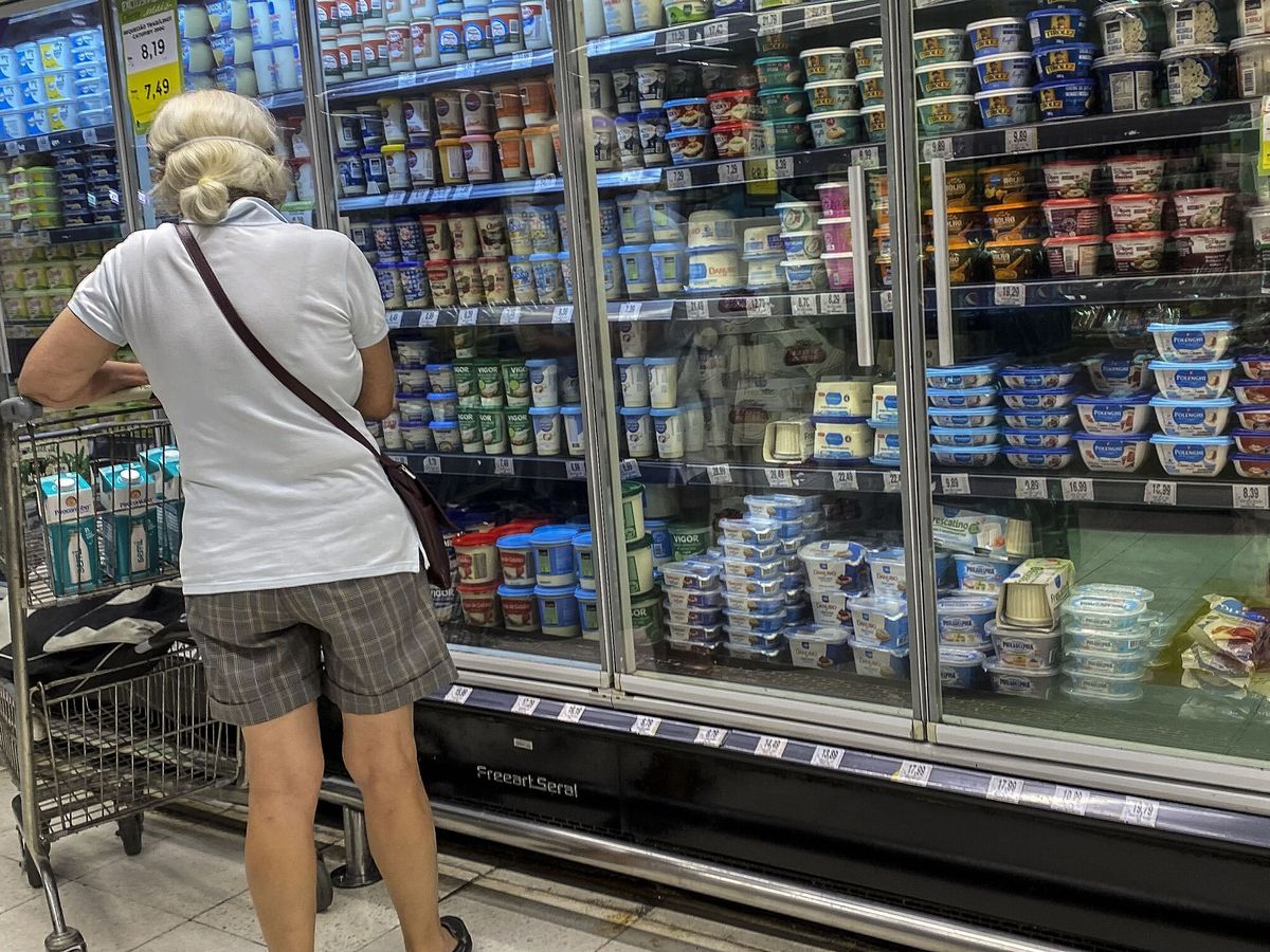 Foto: Consumidor en un supermercado