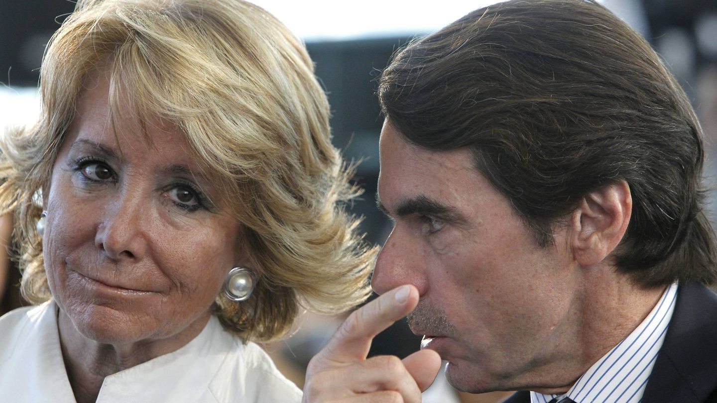 Aguirre y Aznar. (EFE)                