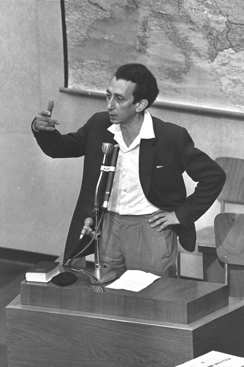 Ava Kovner, durante el juicio contra Adolf Eichmann. (Wikimedia Commons)