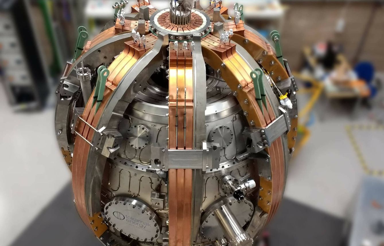 Este pequeño reactor ha sido capaz de soportar la temperatura del corazón del sol. (Tokamak Energy)
