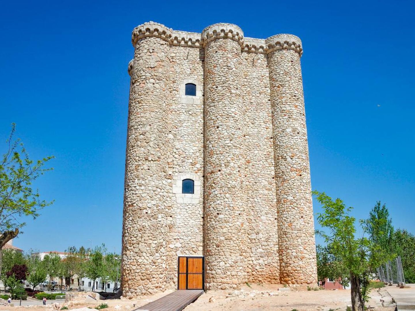 Torre del homenaje de la fortaleza de la Orden Militar de Santiago, en Villarejo de Salvanés. (Cedida: Ayto. Villarejo de Salvanés)