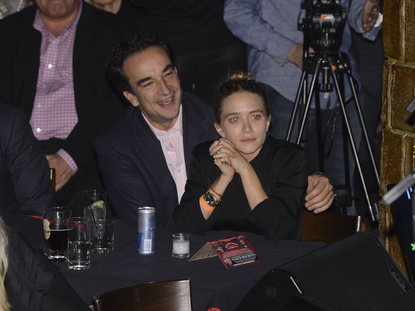 Olivier Sarkozy y Mary-Kate Olsen. (Getty) 