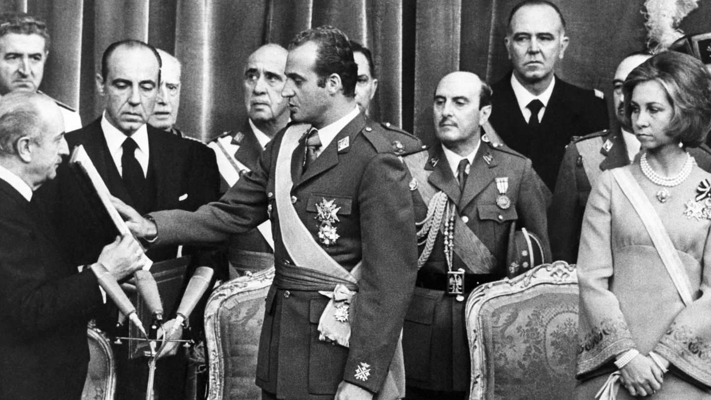 Don Juan Carlos, el 22 de noviembre de 1975. (EFE)