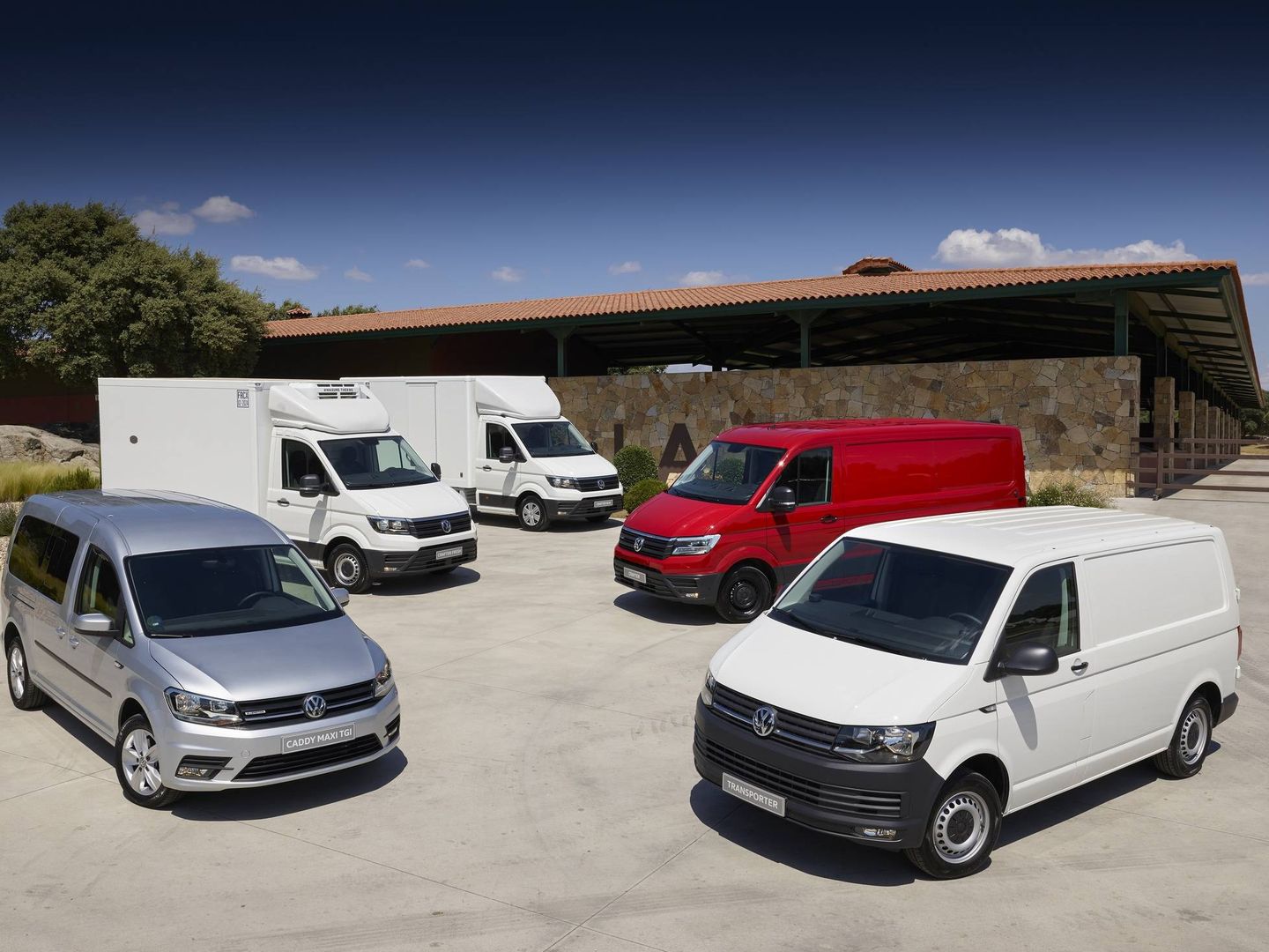 La gama de Volkswagen Vehículos Comerciales al completo, con el Caddy GNC y el Crafter como claves del crecimiento.