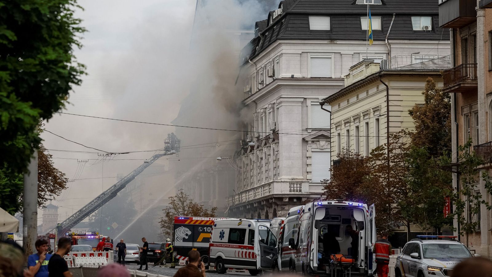 Rusia alcanza con un dron la sede central del espionaje ucraniano en Kiev