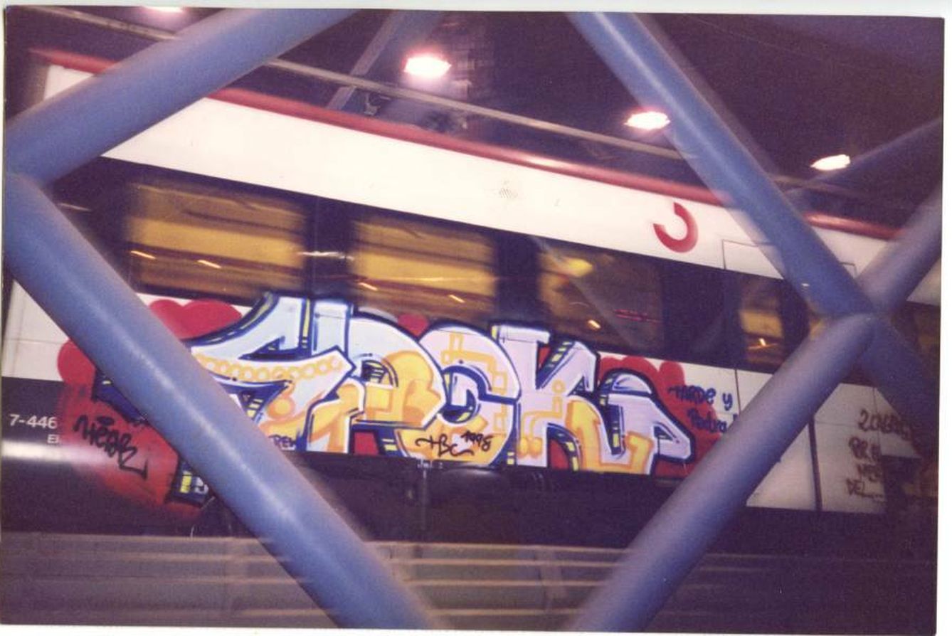 Grafiti de Spok, finales de los 90. (Cedida: Spok)