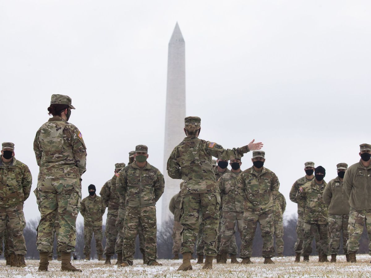 Foto: Miembros del Ejército de EEUU en Washington, DC. (EFE)