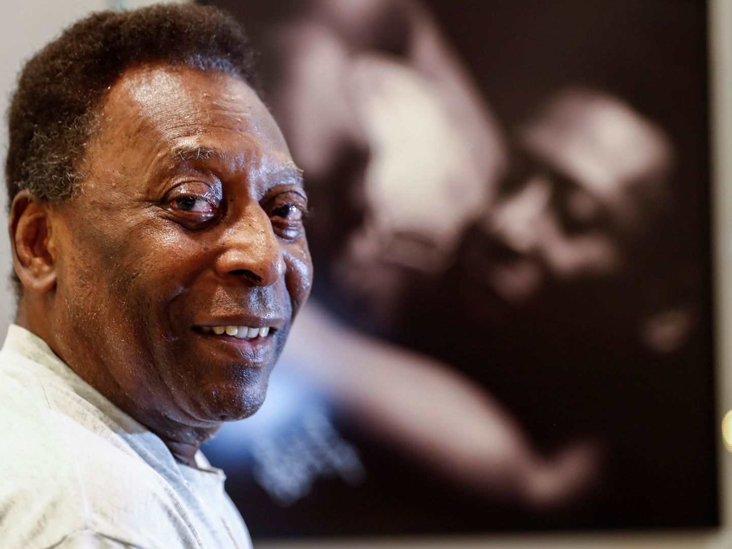 El futbolista Pelé, de 79 años, en una imagen reciente. (EFE)