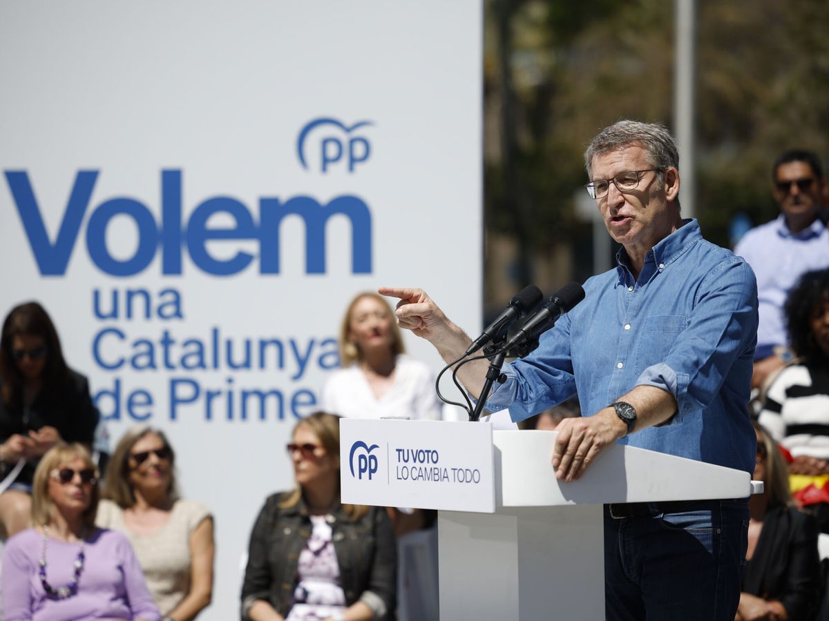 Foto: El presidente del PP, Alberto Núñez Feijóo (EFE/Alberto Estévez)