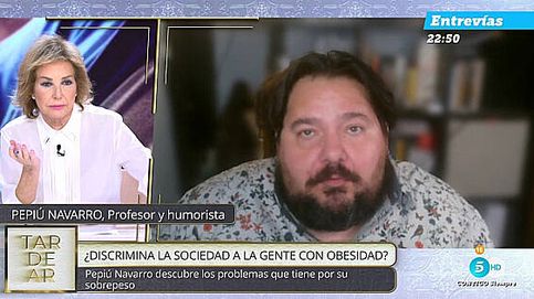 El troleo en directo de 'Pepiú' Navarro a Ana Rosa Quintana en Telecinco: Un beso, María Teresa