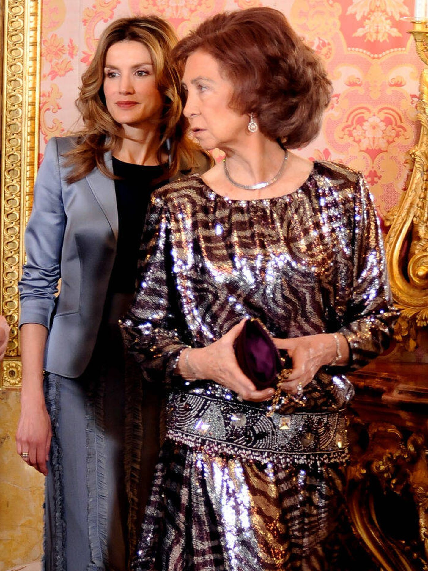 Letizia y doña Sofía, en una imagen de archivo. (Getty Images)
