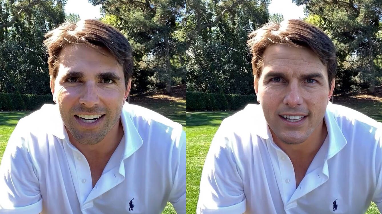 Foto: Un deepfake de Tom Cruise creado con inteligencia artificial. (Metaphysic)