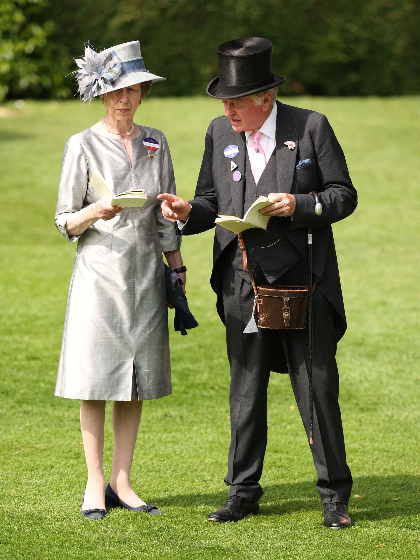 Andrew Parker-Bowles, con la princesa Ana el año pasado en Ascot. (Reuters)