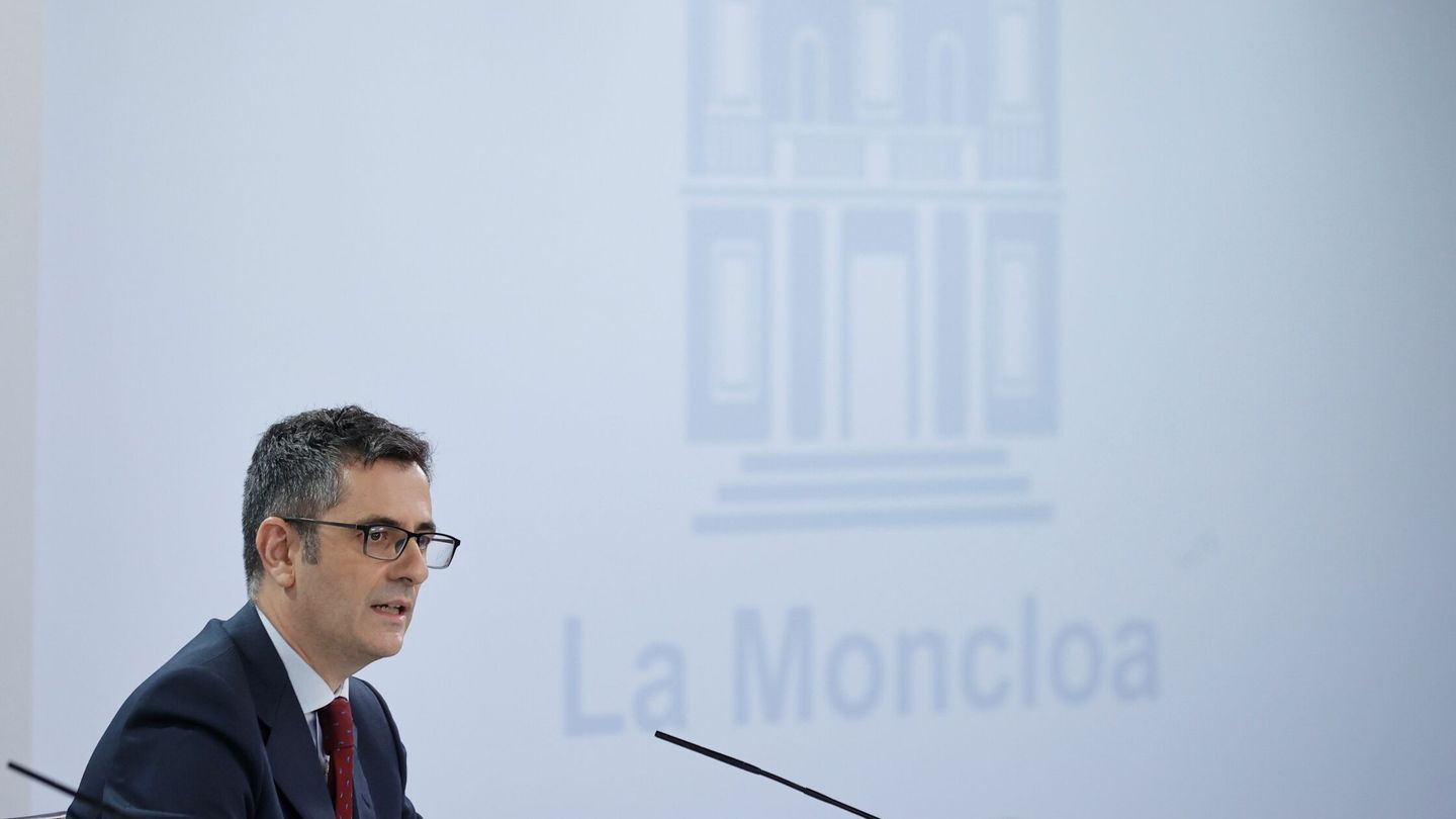 El ministro de Presidencia, Félix Bolaños.