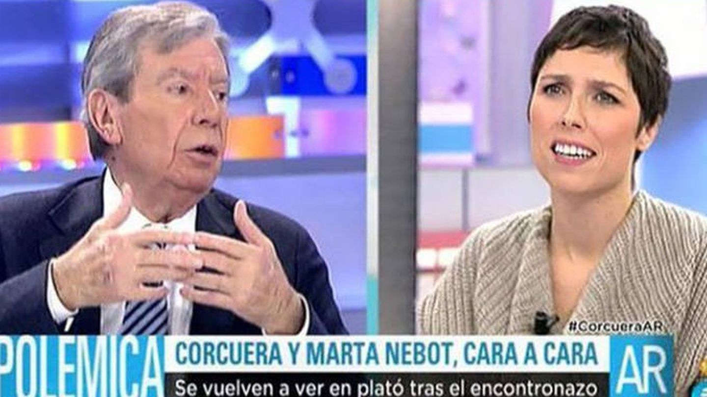 Corcuera y Marta Nebot en 'El programa de Ana Rosa'.