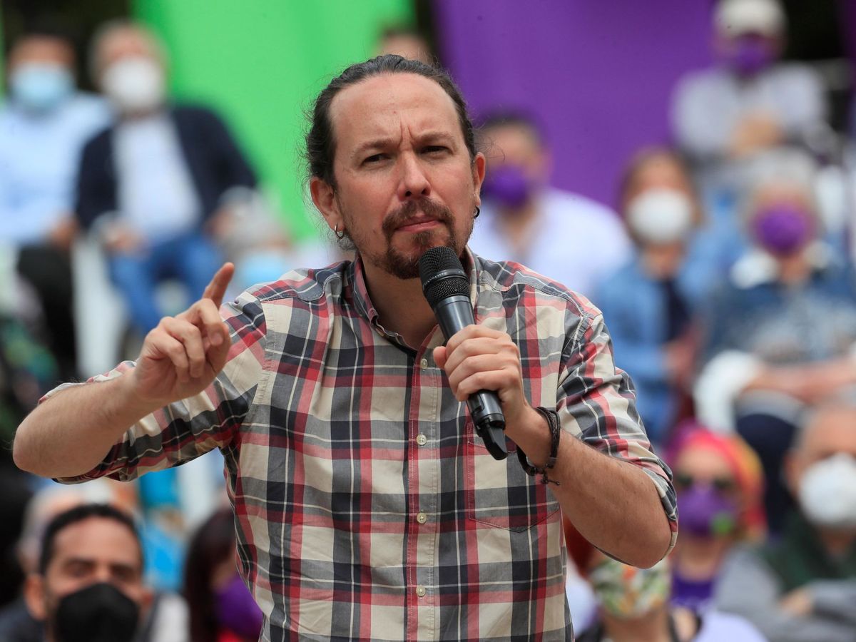Foto: El candidato a la presidencia a la Comunidad de Madrid por Unidas Podemos, Pablo Iglesias. (EFE)