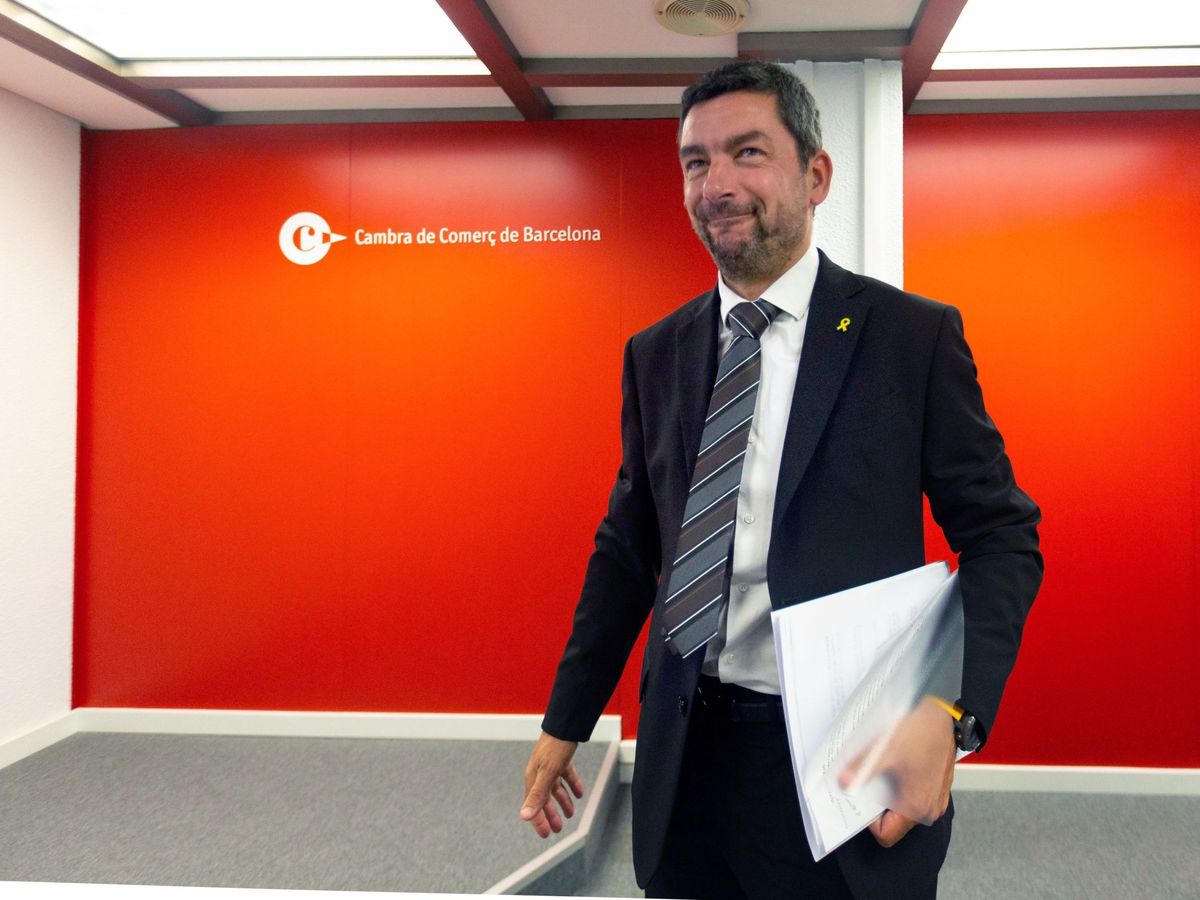 Foto: El nuevo presidente de la Cámara de Comercio de Barcelona, Joan Canadell. (EFE)
