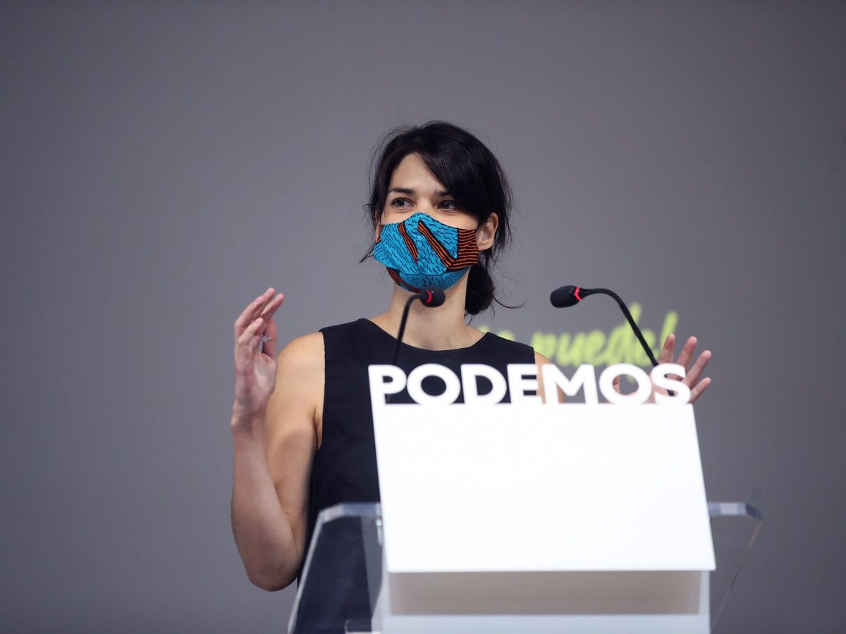 Foto: La diputada de Podemos en Asamblea de Madrid Isa Serra. (EFE)