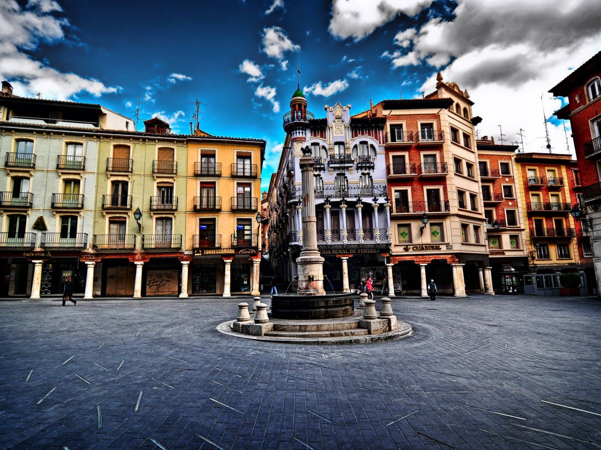 Foto: La plaza del Torico en Teruel. (Cortesía Gran Hotel Botánicos)