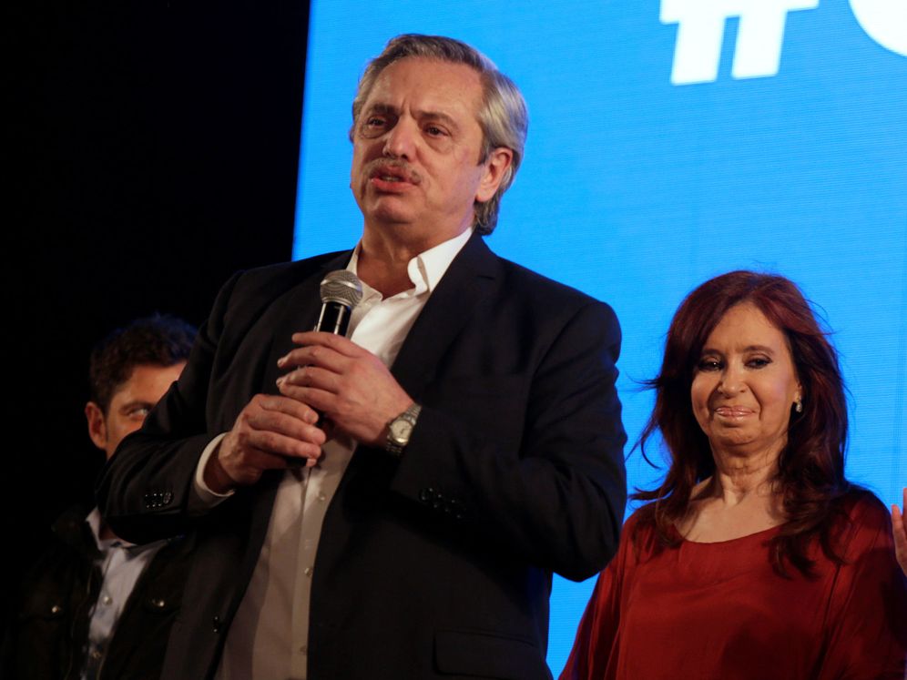 Foto: Alberto Fernández, junto a Cristina Fernandez de Kirchner. (Reuters)