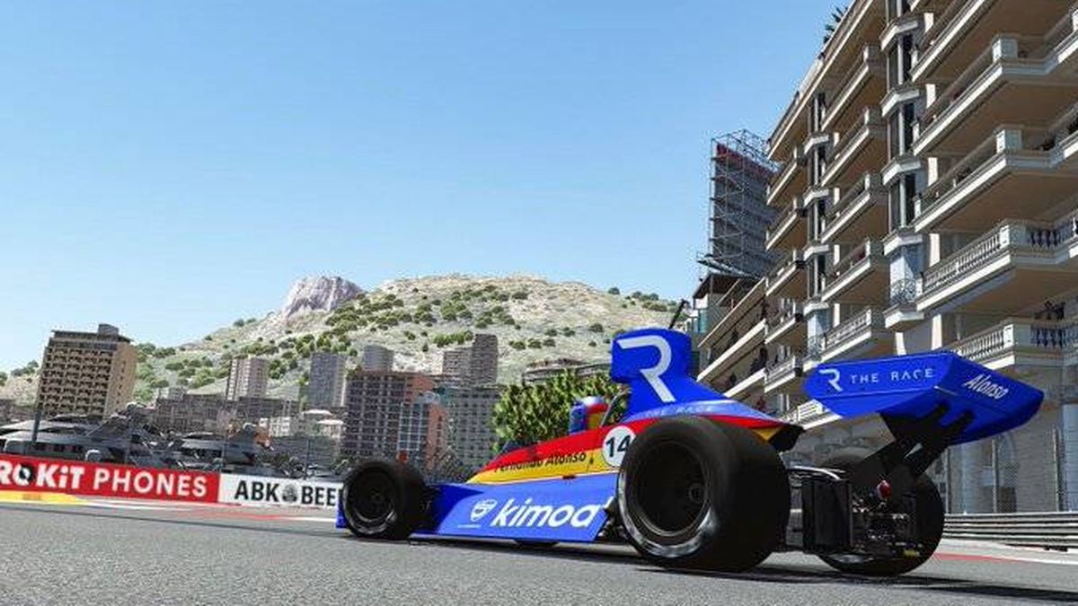 Fernando Alonso no tiene rival y así se llevó el Gran Premio de Mónaco virtual