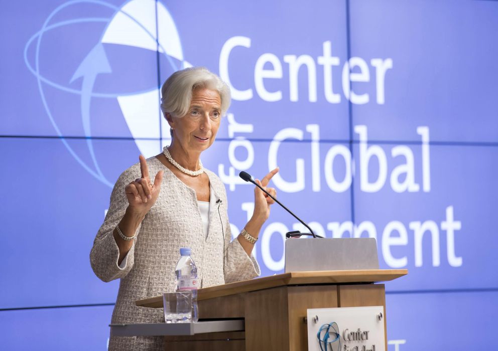 Foto: Christine Lagarde, directora del FMI (EFE)