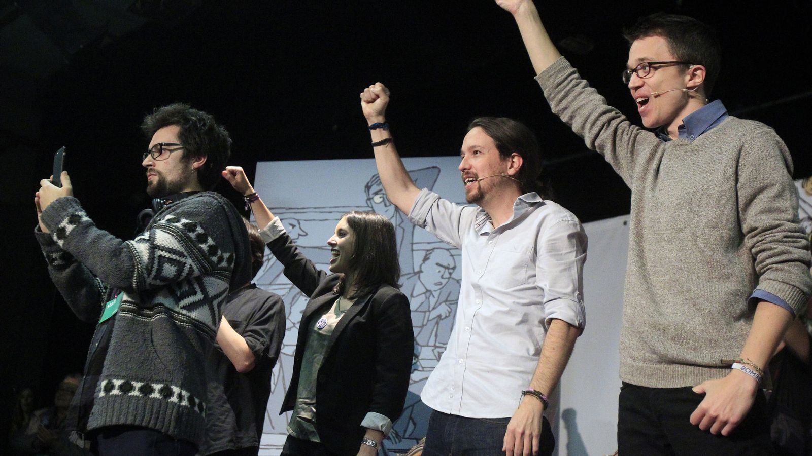 Foto: Pablo Iglesias en un acto de Podemos en Vallecas (Marid) (EFE).