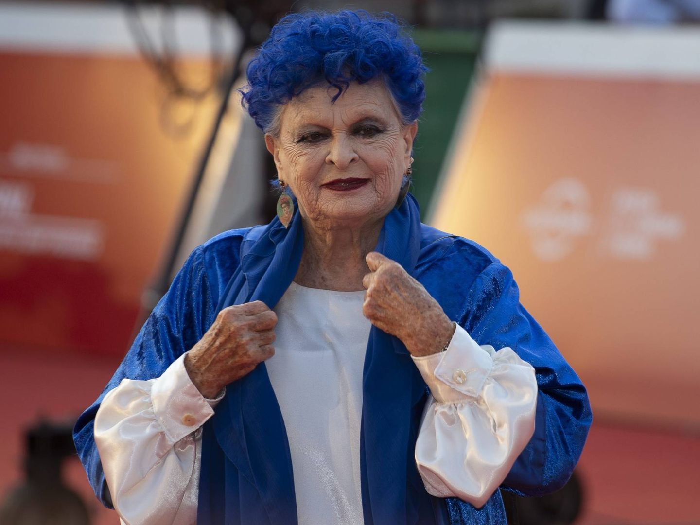 Lucía Bosé, en el Festival de Cine de Roma. (Getty)