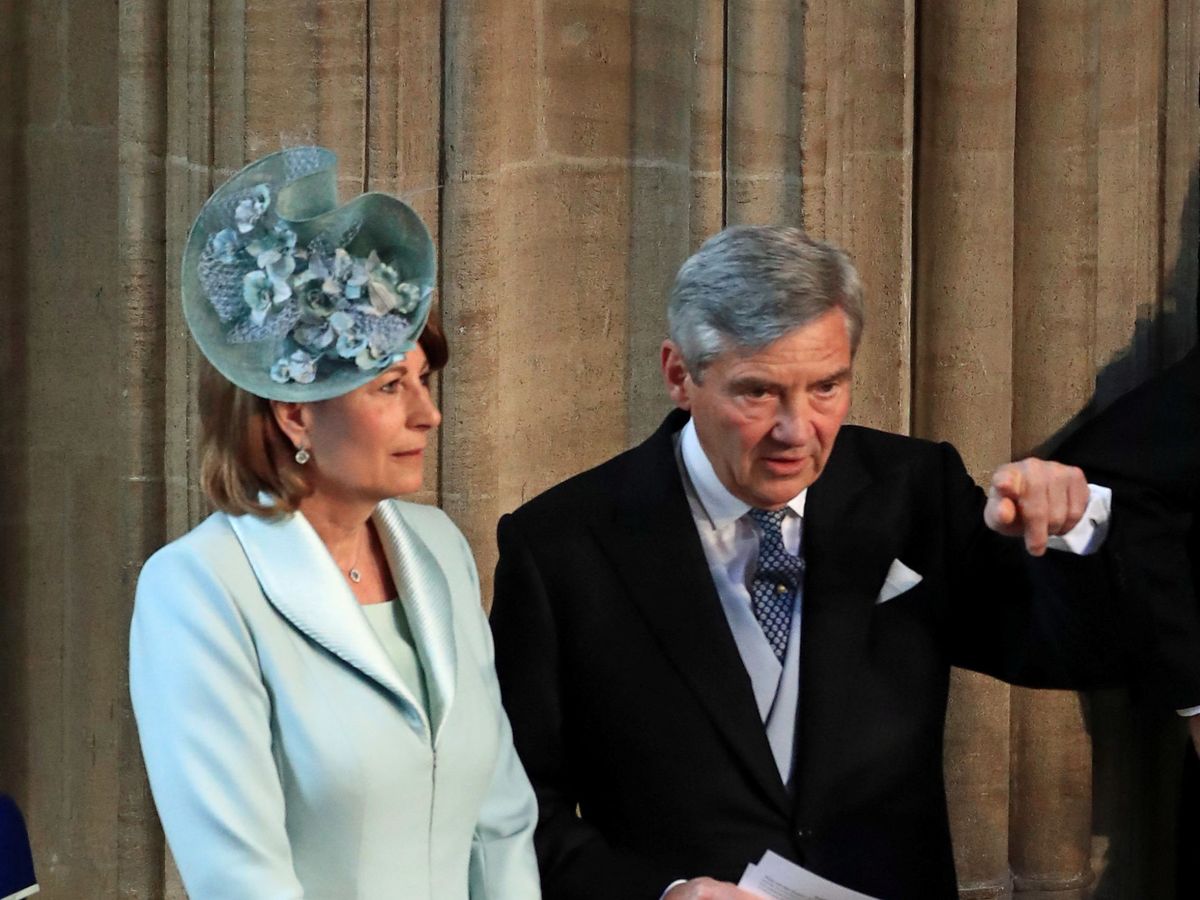 Foto: Los padres de la duquesa de Cambridge. (Reuters)