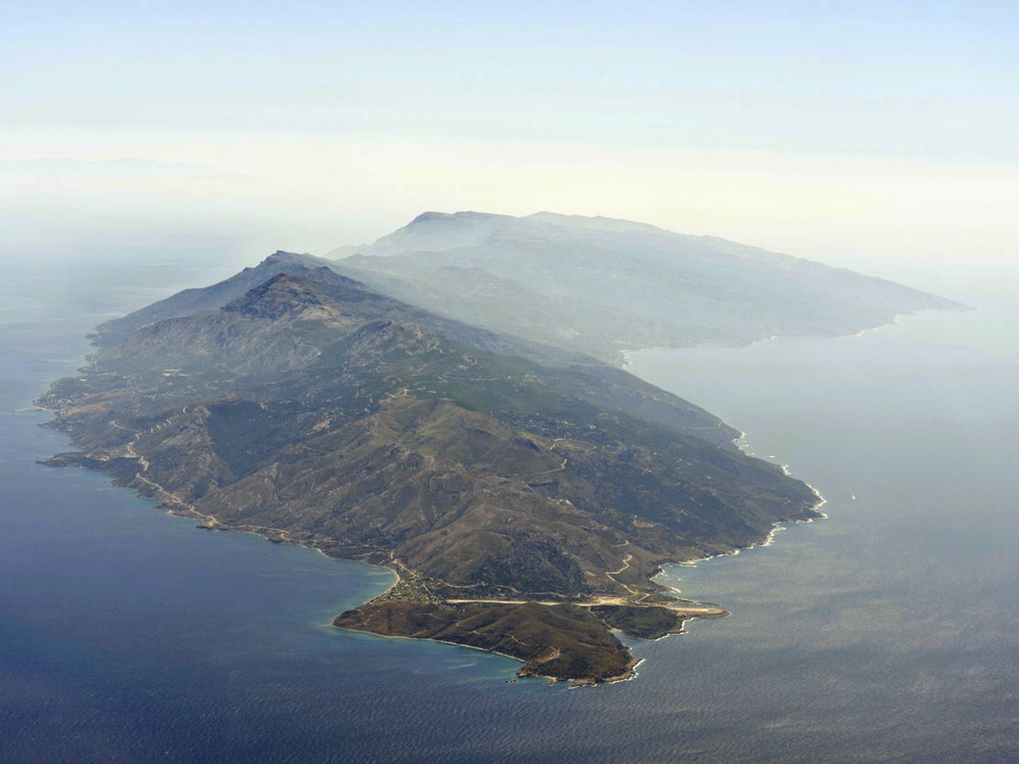 Vista aérea de la isla. (iStock)