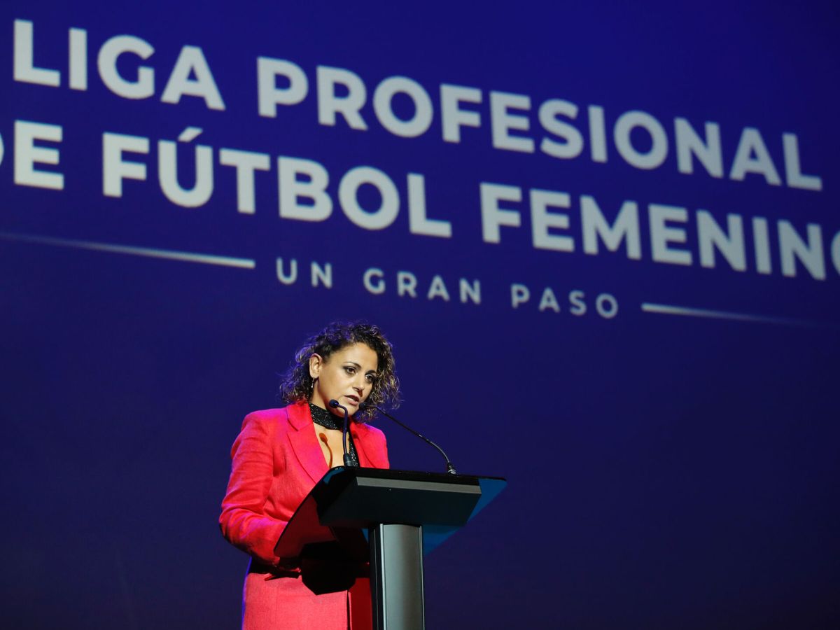 Foto: La presidenta de la Liga F, Beatriz Álvarez Mesa. (EFE Javier López)
